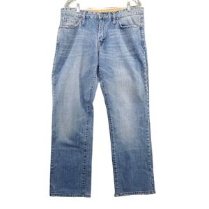 Iron Jeans Men's Regular Fit Straight Leg Jeans Blue 34x32 Stone Wash